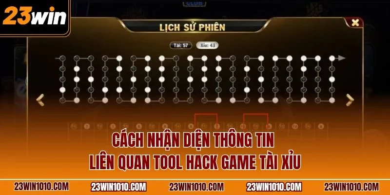 Cách nhận diện thông tin liên quan tool hack Tài Xỉu
